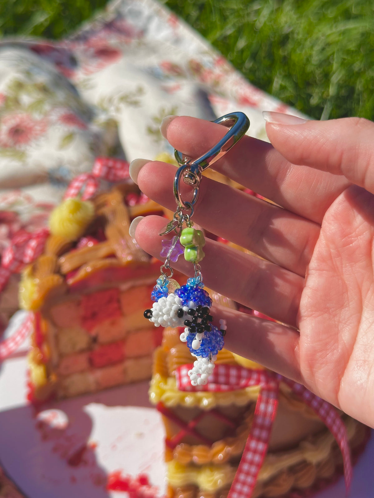 Beaded Puppy Keychain [PREORDER, read note]