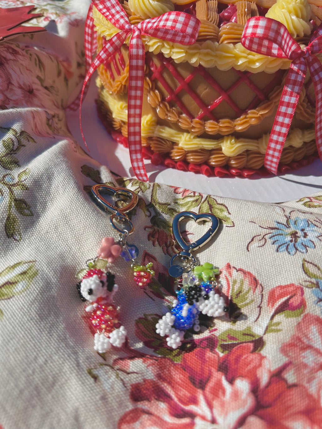 Beaded Puppy Keychain [PREORDER, read note]